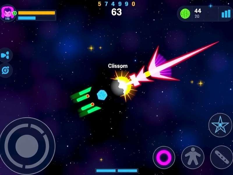 Goan Stellar Striker Gameplay Screenshot
